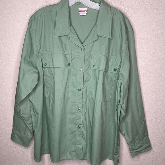 Vintage American Sweetheart Shirt Green - Picture 3 of 7